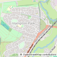 Map of Salisbury, Wiltshire