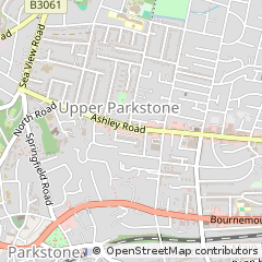 Map of Poole, Dorset