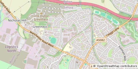 Map of Manchester