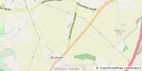 Map of Wotton-Under-Edge, South Gloucestershire