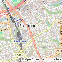 Map of Stockport