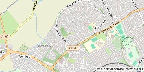 Map of Whitley BAY