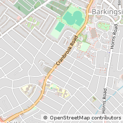 Map of Ilford, Essex