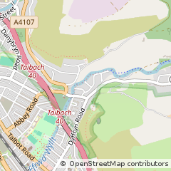 Map of Port Talbot, West Glamorgan