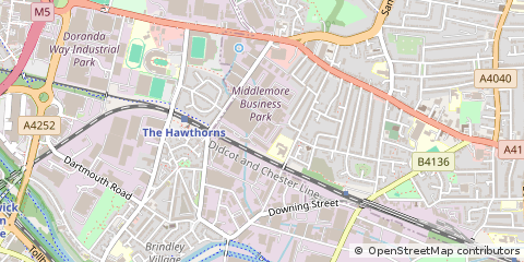 Map of Smethwick, West Midlands