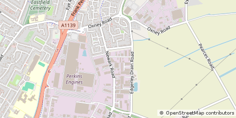 Map of Peterborough