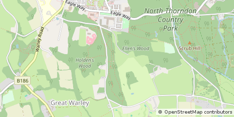 Map of Brentwood