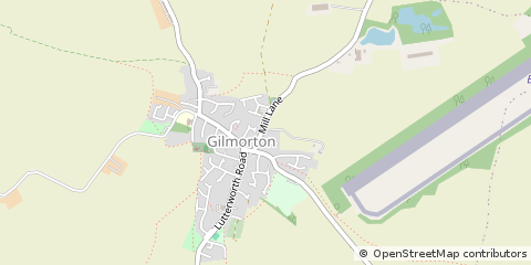 Map of Gilmorton, Leicestershire