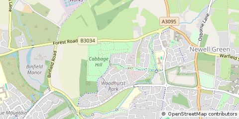 Map of Bracknell