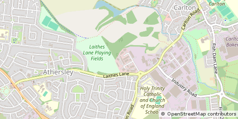 Map of Barnsley