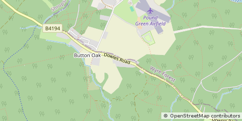 Map of Bewdley, Worcestershire