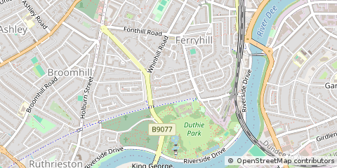Map of Aberdeen