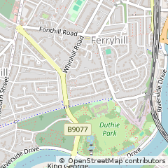 Map of Aberdeen