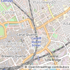 Map of Cardiff