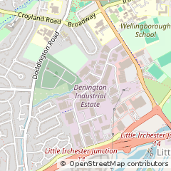 Map of Wellingborough, Northamptonshire