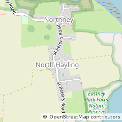 Map of Hayling Island, Hampshire