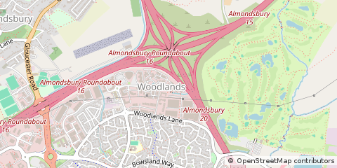 Map of Bradley Stoke, Bristol