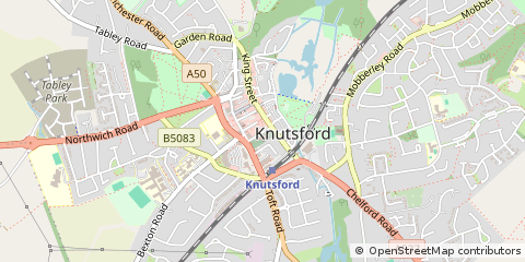 Map of Knutsford