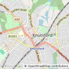 Map of Knutsford