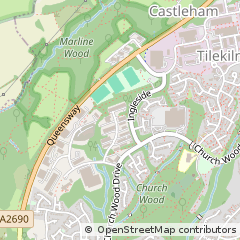 Map of ST. Leonards-on-SEA, East Sussex