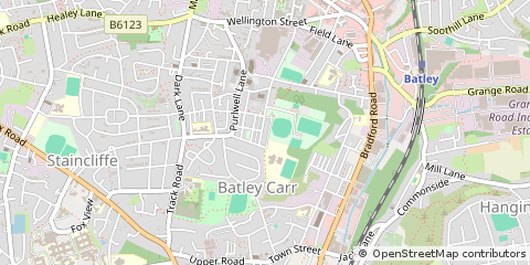 Map of Batley