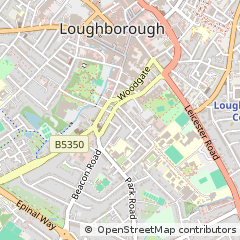 Map of Loughborough