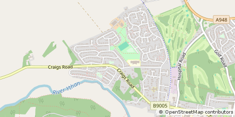 Map of Ellon, Aberdeenshire
