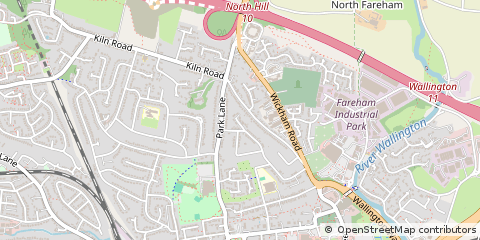 Map of Fareham, Hampshire