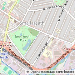 Map of Birmingham