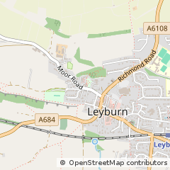 Map of Leyburn, North Yorkshire
