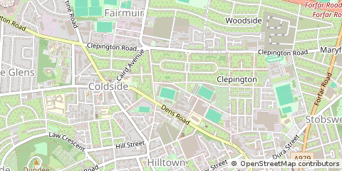 Map of Dundee
