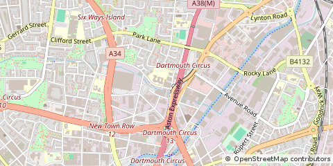 Map of Birmingham