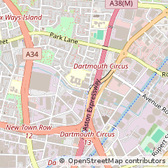 Map of Birmingham
