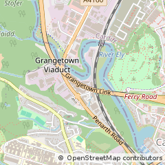 Map of Cardiff