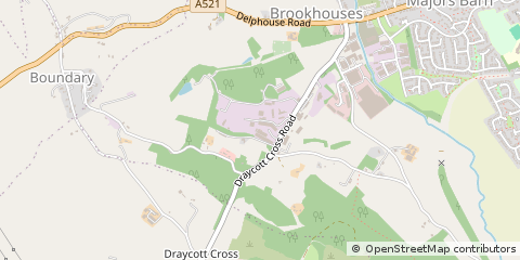 Map of Stoke-on-Trent, Staffordshire