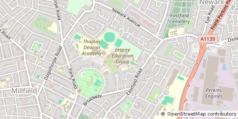 Map of Peterborough