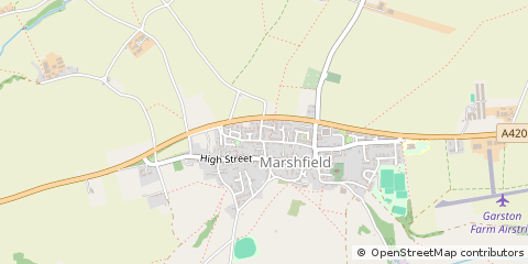 Map of Chippenham, Wilts