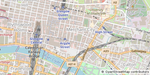 Map of Glasgow, City of Glasgow