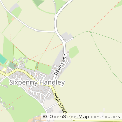 Map of Salisbury, Dorset