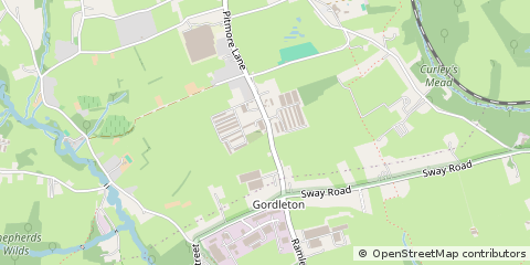 Map of Lymington, Hampshire