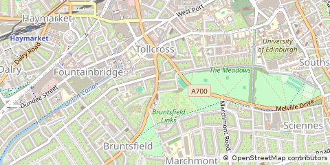 Map of Edinburgh