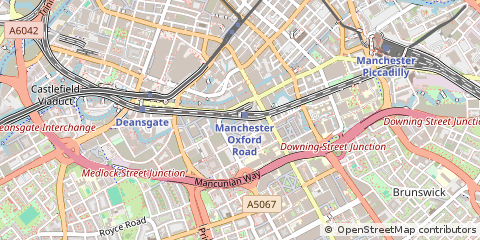 Map of Manchester