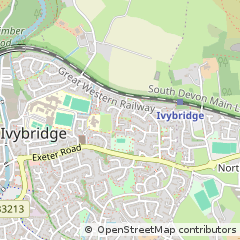 Map of Ivybridge, Devon