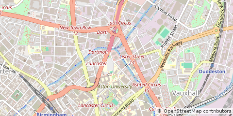 Map of Birmingham