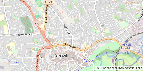 Map of Yeovil