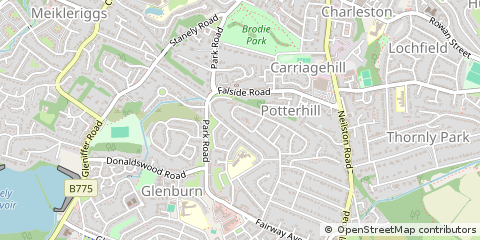 Map of Paisley