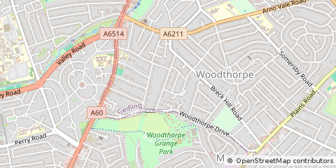 Map of Nottingham