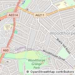 Map of Nottingham