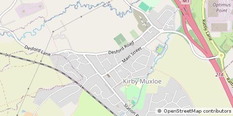 Map of Leicester, Leicestershire