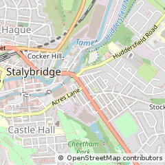 Map of Stalybridge, Cheshire